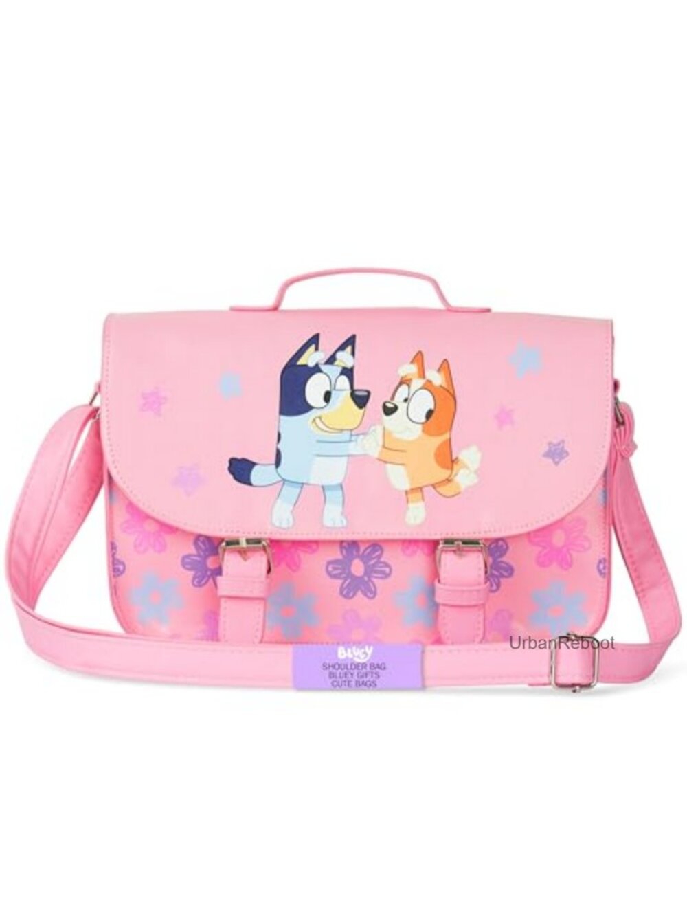 Girls Crossbody Bag Satchel Adjustable Strap PU Travel Purse
